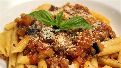 sweet-sausage-and-eggplant-penne-recipes-list image