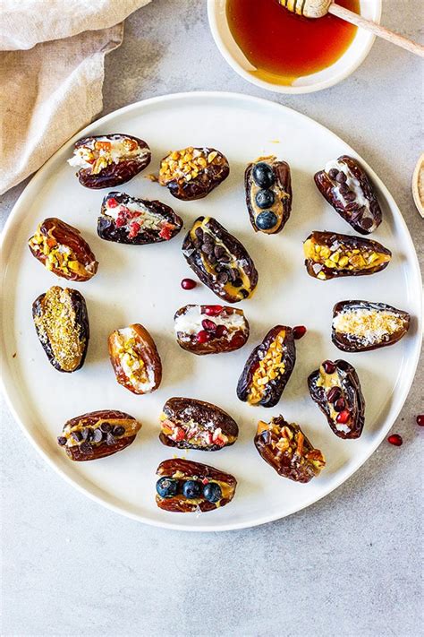 stuffed-dates-8-ways-easy-healthy-snack-appetizers image
