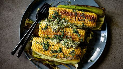 super-simple-corn-on-the-cob-with-coriander-butter image
