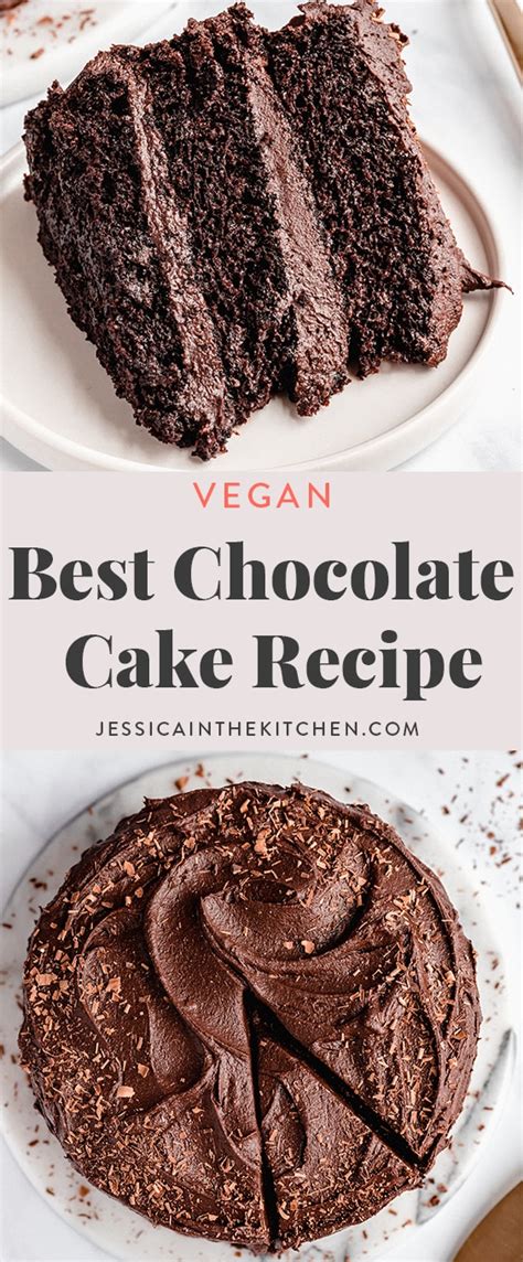 easy-vegan-chocolate-cake-jessica-in-the-kitchen image