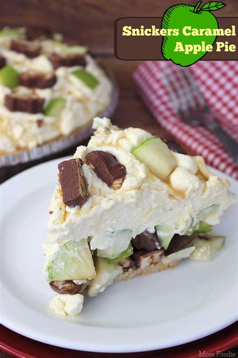 snickers-caramel-apple-pie-easy-no-bake image