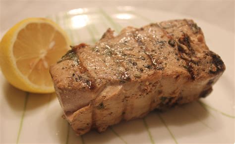 orange-juice-and-soy-sauce-marinated-tuna-steak image