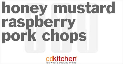 honey-mustard-raspberry-pork-chops image
