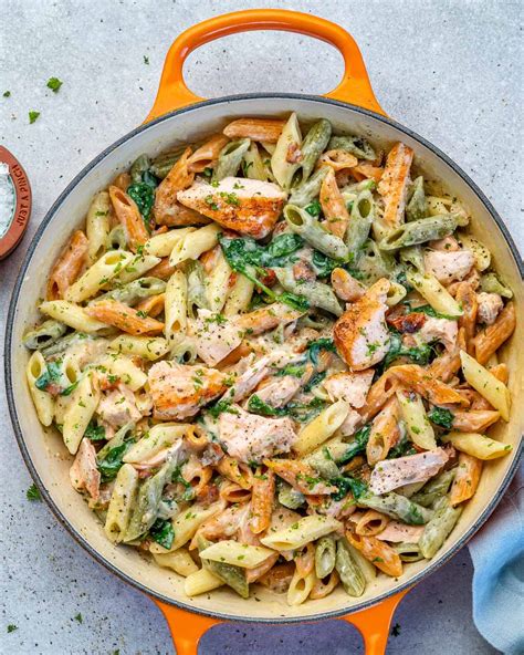 healthy-and-creamy-salmon-pasta-healthy-fitness image