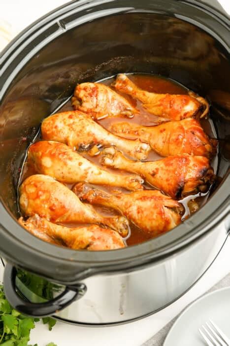 easy-slow-cooker-chicken-drumsticks-5-ingredients image