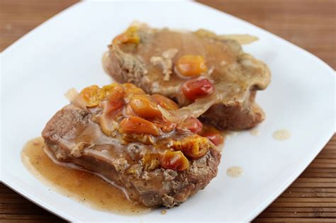 slow-cooker-sweet-and-sour-cherry-pork-chops image