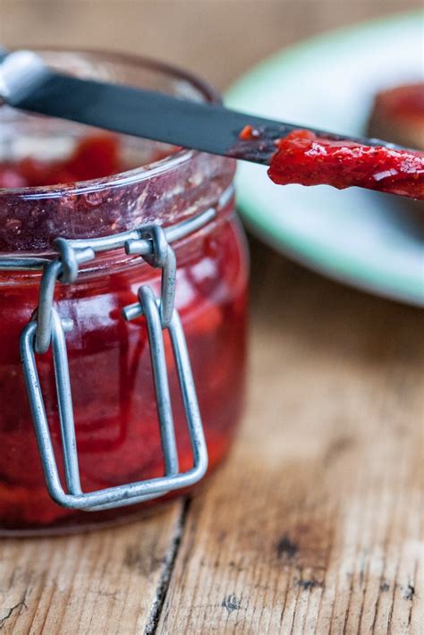 no-cook-strawberry-jam-recipe-great-british-chefs image