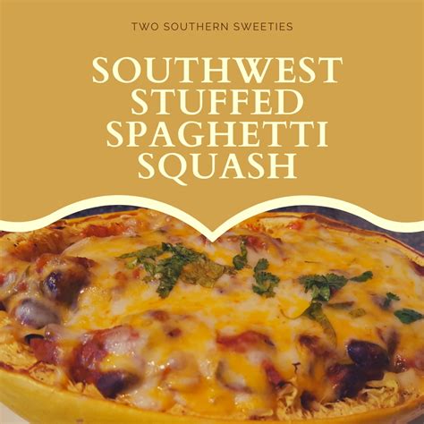 southwest-stuffed-spaghetti-squash-two-southern image