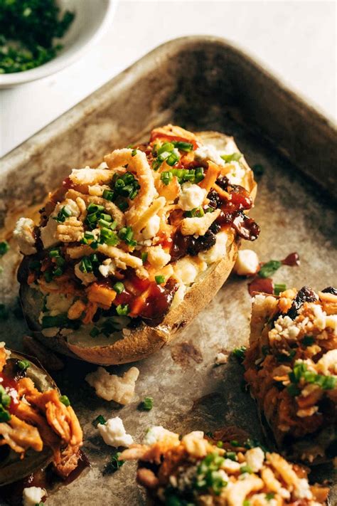 loaded-bbq-baked-potatoes-recipe-pinch-of-yum image