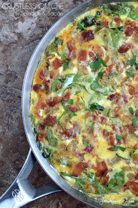 crustless-quiche-recipe-with-spinach-bacon-jo-lynne-shane image