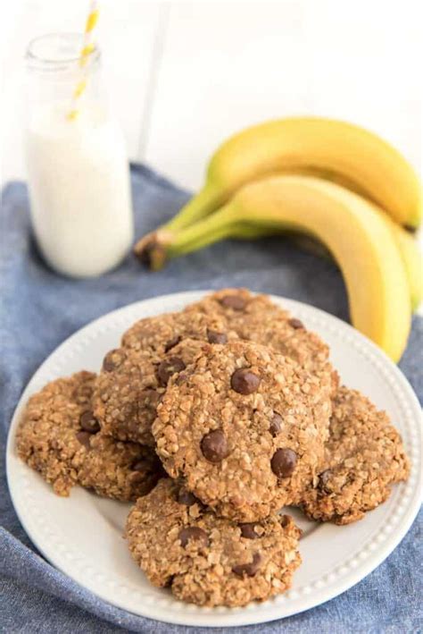 peanut-butter-banana-oatmeal-cookies image