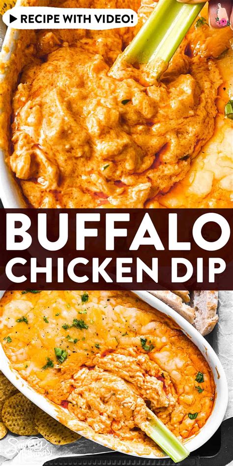 easy-buffalo-chicken-dip-recipe-savory-nothings image