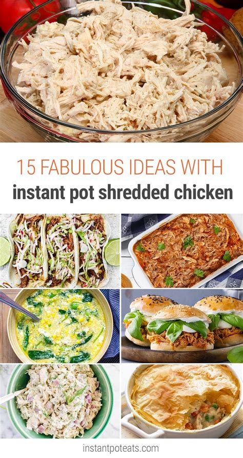 instant-pot-shredded-chicken-15-meal-ideas image