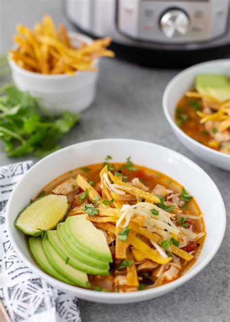 instant-pot-chicken-tortilla-soup-recipe-simply image
