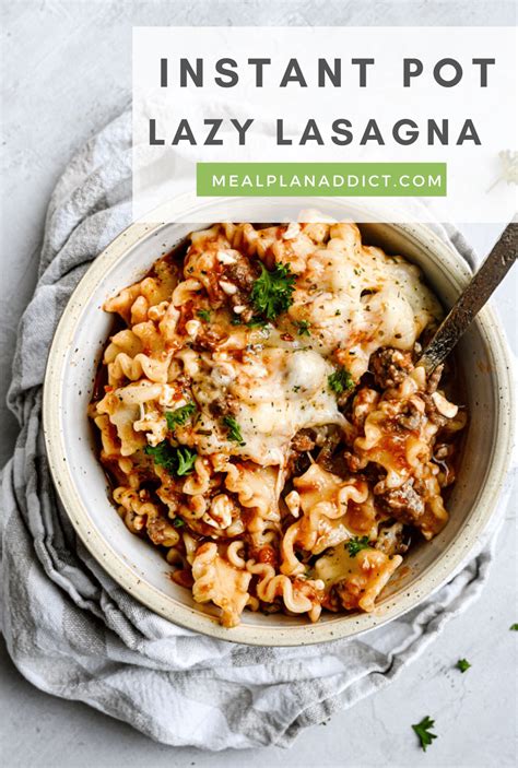 instant-pot-lazy-lasagna-meal-plan-addict image