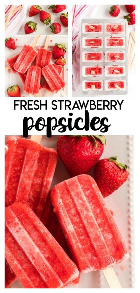 homemade-strawberry-popsicles image
