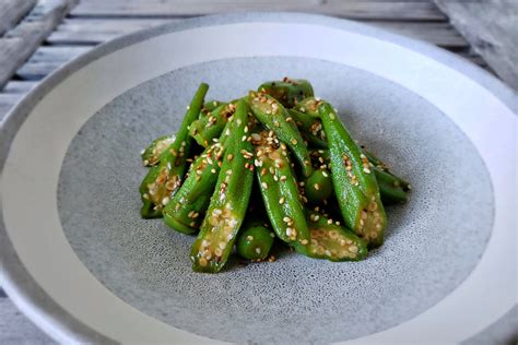 japanese-style-seasoned-okra-vegan-plant-based image