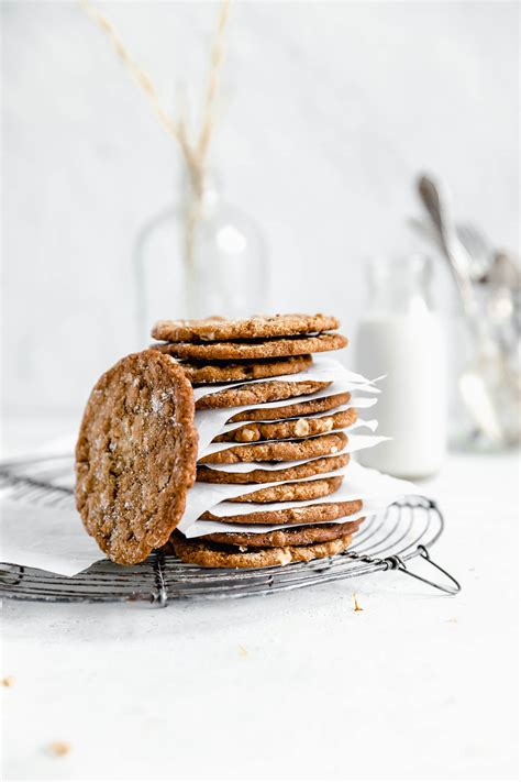 ginger-oatmeal-molasses-cookies-broma-bakery image