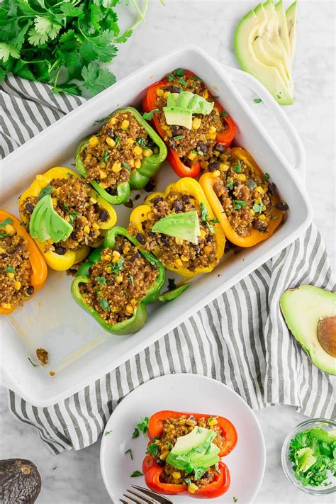 beef-and-quinoa-stuffed-bell-peppers-a-dash-of-megnut image