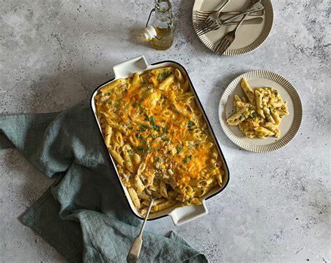 tuna-sweet-corn-pasta-bake-recipe-sidechef image