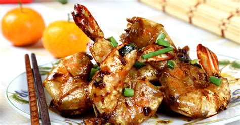 pan-fried-shrimp-with-soys-sauce-simple-chinese-prawn image