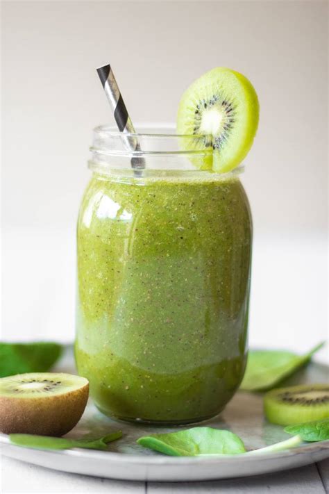 spinach-kiwi-smoothie-anti-inflammatory-the-green image