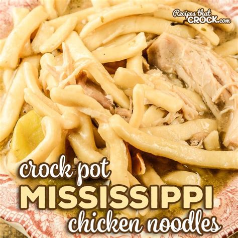 crock-pot-mississippi-chicken-noodles-recipes-that image