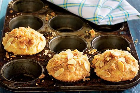almond-crumble-peach-muffins-canadian-living image