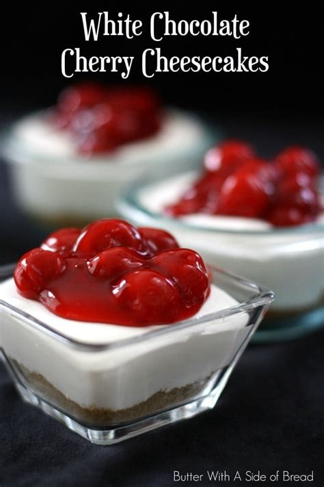 white-chocolate-cherry-cheesecakes-butter image