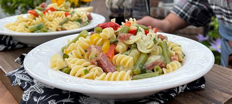 fusilli-with-salami-and-roasted-peppers-lidia-lidias-italy image