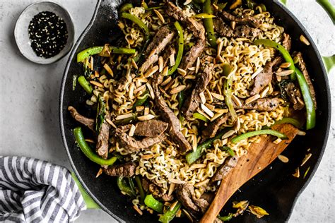 soy-and-sesame-beef-stir-fry-with-noodles-killing-thyme image