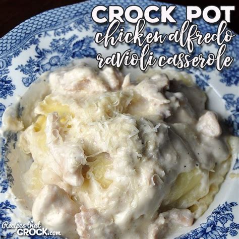 crock-pot-chicken-alfredo-ravioli-casserole image