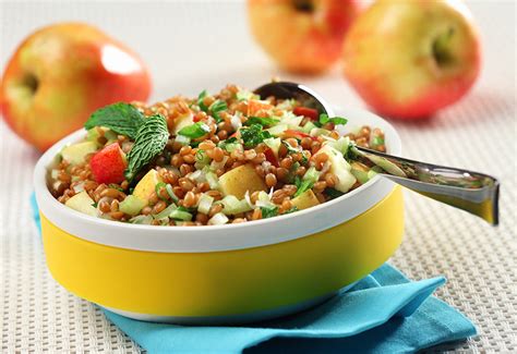 wheat-berry-and-apple-salad-diabetes-canada image