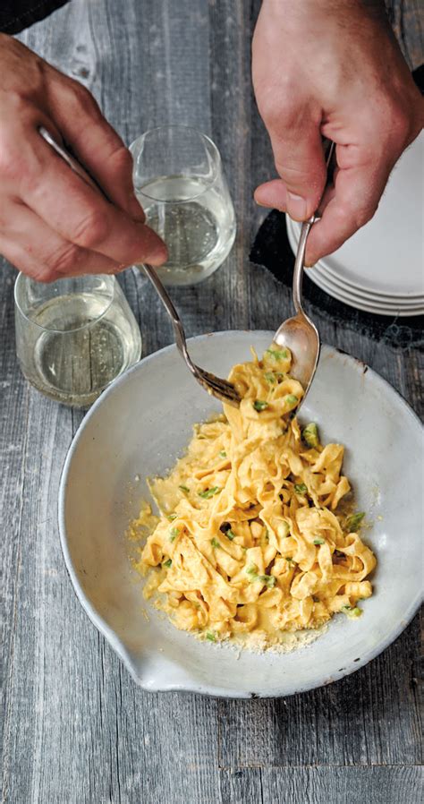 fettuccine-with-corn-crema-and-charred-green-onions image
