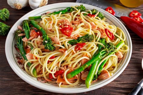 simple-salmon-over-noodles-and-veggies-jamie-geller image