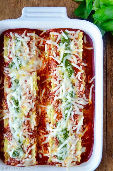 easy-pesto-lasagna-roll-ups-just-a-taste image