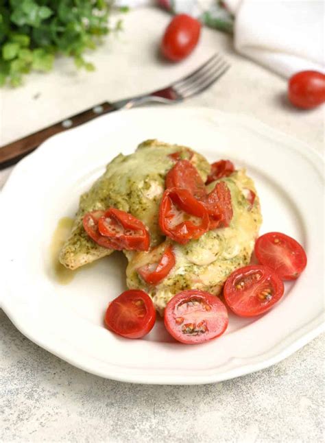 instant-pot-pesto-chicken-5-minutes-for-mom image