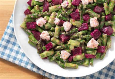 beet-and-asparagus-salad-with-honey-lemon-vinaigrette image