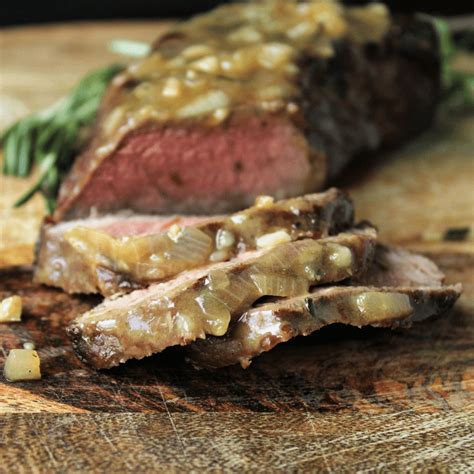 steak-with-rosemary-garlic-sauce-simply image