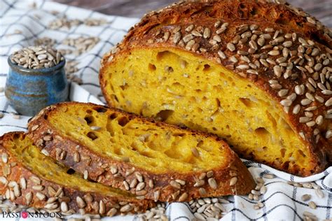 seeded-carrot-sourdough-bread-with-sunflower-seeds image