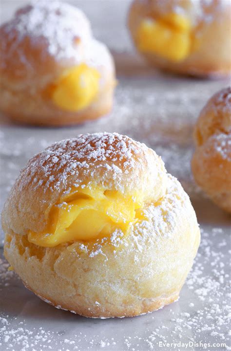 easy-and-delicious-mini-cream-puffs-recipe-everyday-dishes image