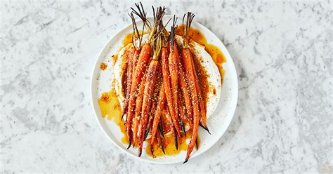 harissa-and-honey-roasted-carrots-recipe-purewow image