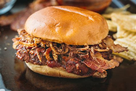 bbq-meatloaf-burger-with-homemade-bbq-sauce image
