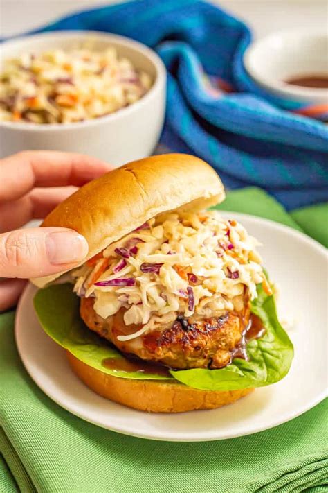 bbq-turkey-burgers-with-slaw-family-food-on-the-table image