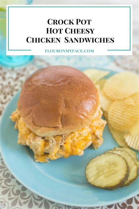 crock-pot-hot-cheesy-chicken-sandwiches-flour-on image