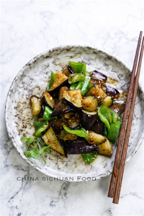 chinese-eggplants-with-garlic-sauce-china-sichuan image
