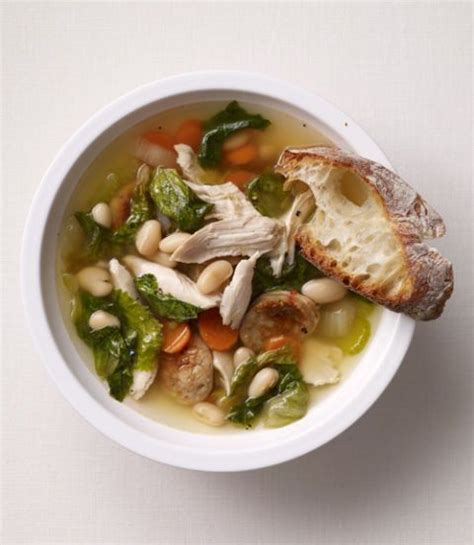 chicken-soup-with-smoked-sausage-white-beans-and image