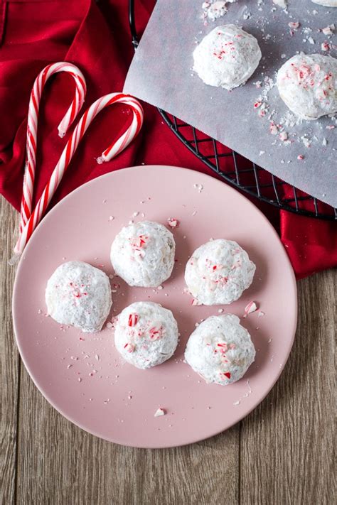 peppermint-snowball-cookies-chocolate-with-grace image