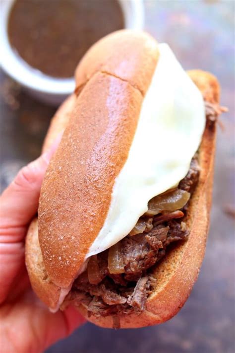 instant-pot-french-onion-french-dip-sandwiches image