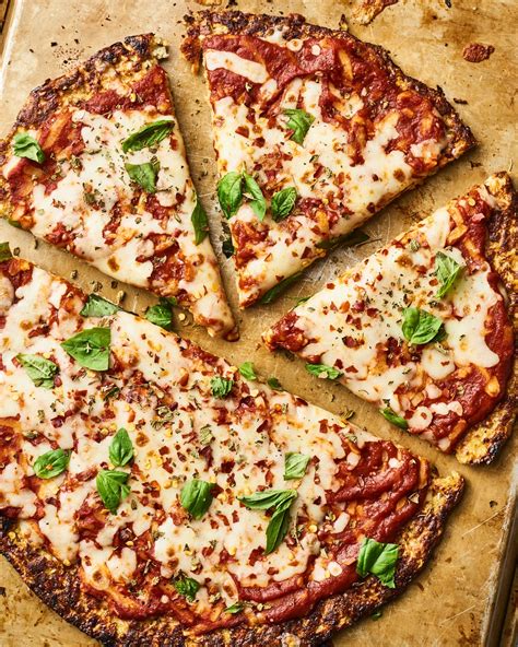 the-best-easiest-cauliflower-pizza-crust-recipe-kitchn image
